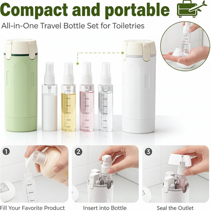 4-in-1 Travel Dispenser Bottle