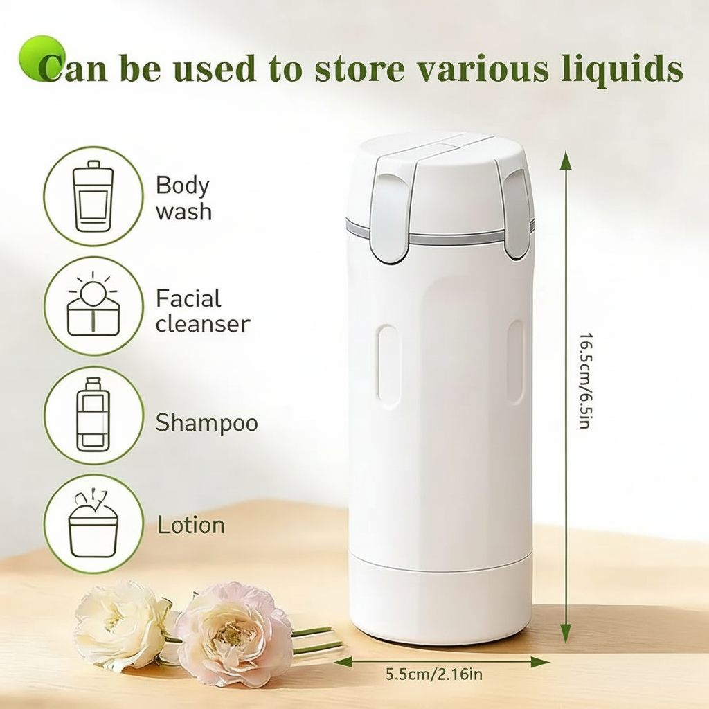 4-in-1 Travel Dispenser Bottle